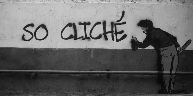 Rechtse clichés graffiti