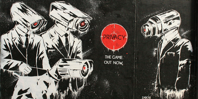 Privacy graffiti Londen