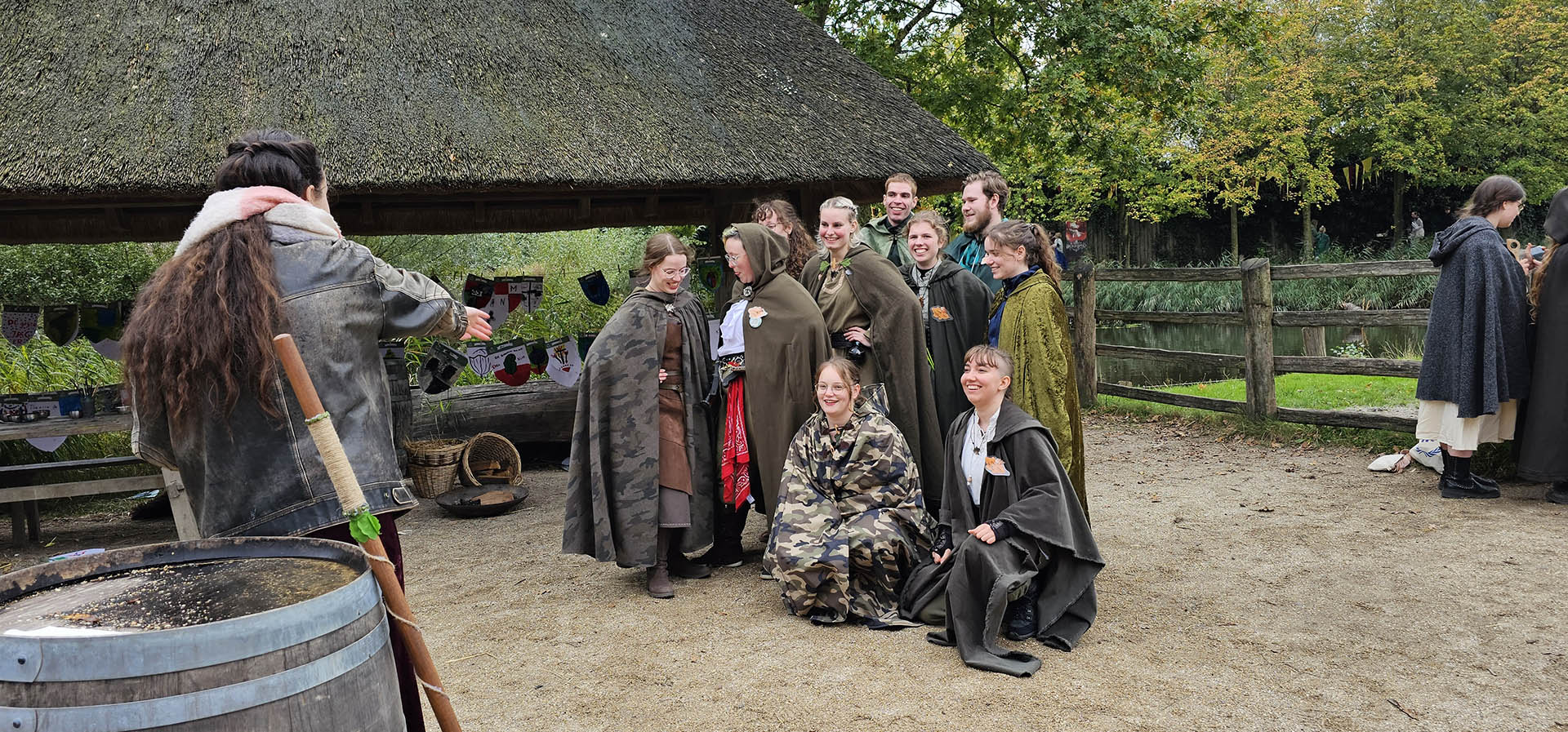 Een groepsfoto van de fanclub